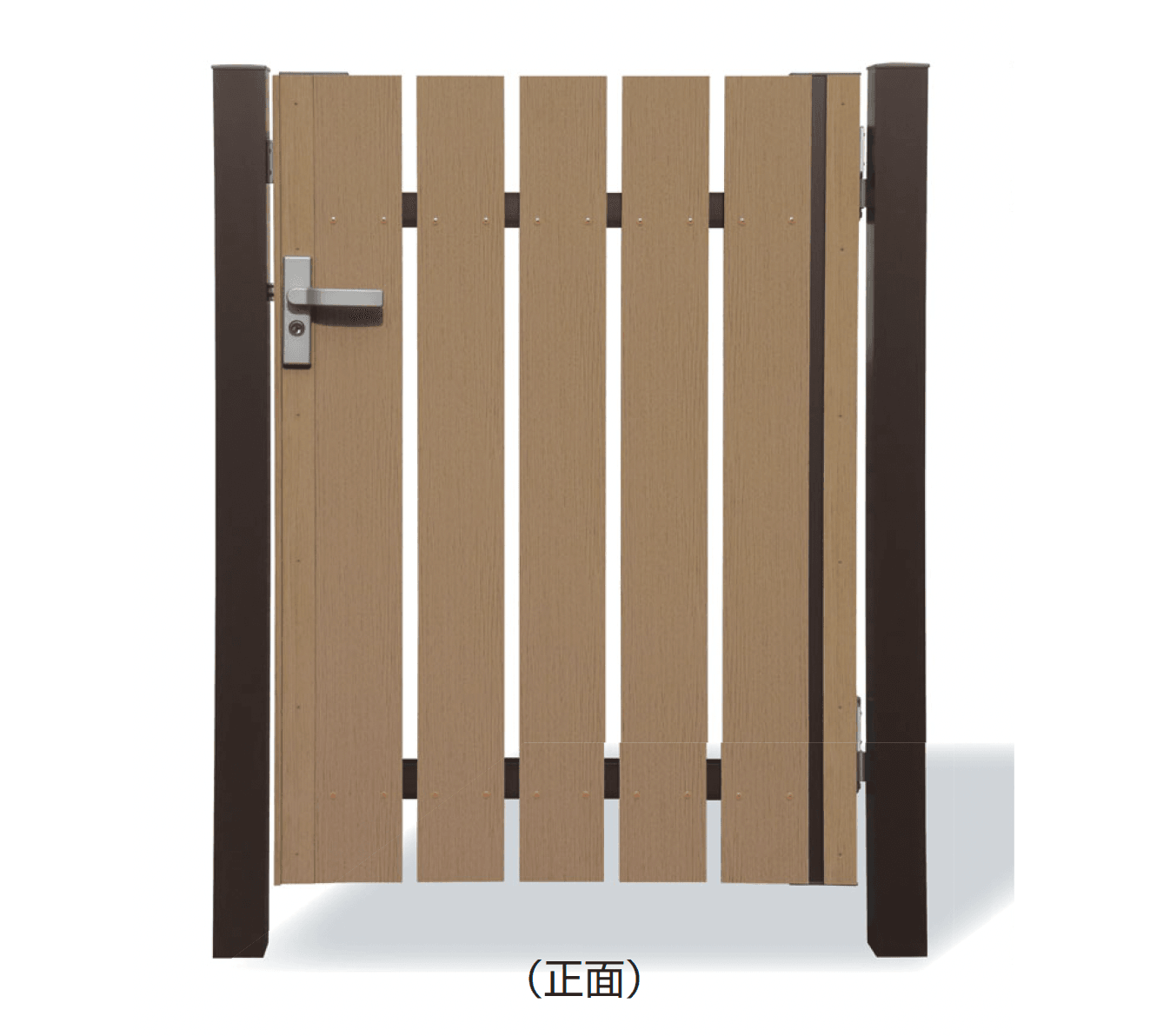 ギャザーの「ボードスタイル門扉(柱2mピッチ用)タイプ2M」