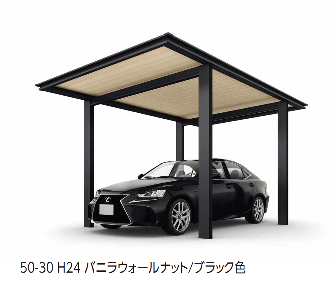 YKK APの「ルシアス カーポート 1500タイプ 1台用 単体セット/奥行連結セット【2024年版】」のサブ画像10