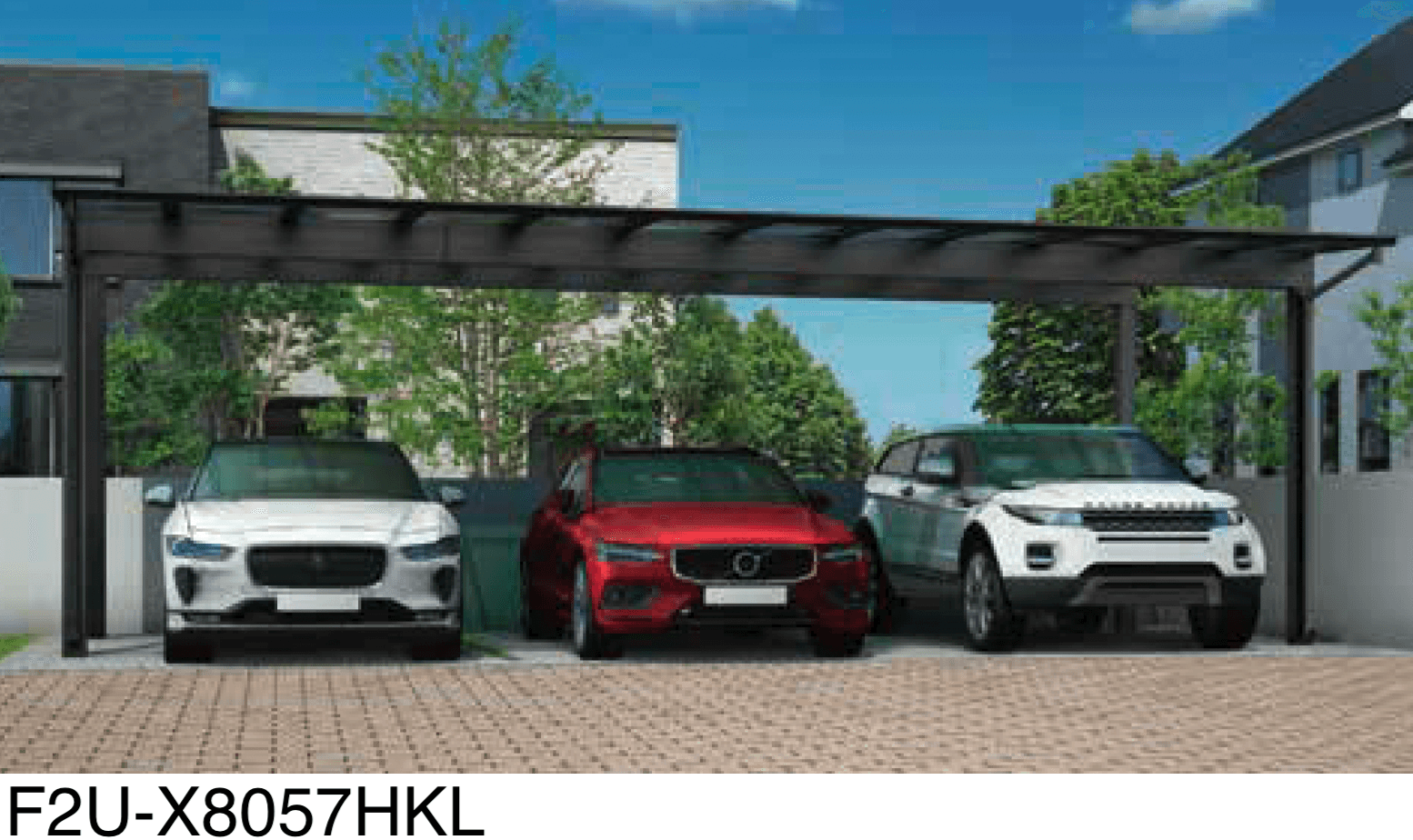 大仙の「アーバンルーフⅡ カーポート:ワイドタイプ(2台用)/ジャンボタイプ(3台用)」のサブ画像1