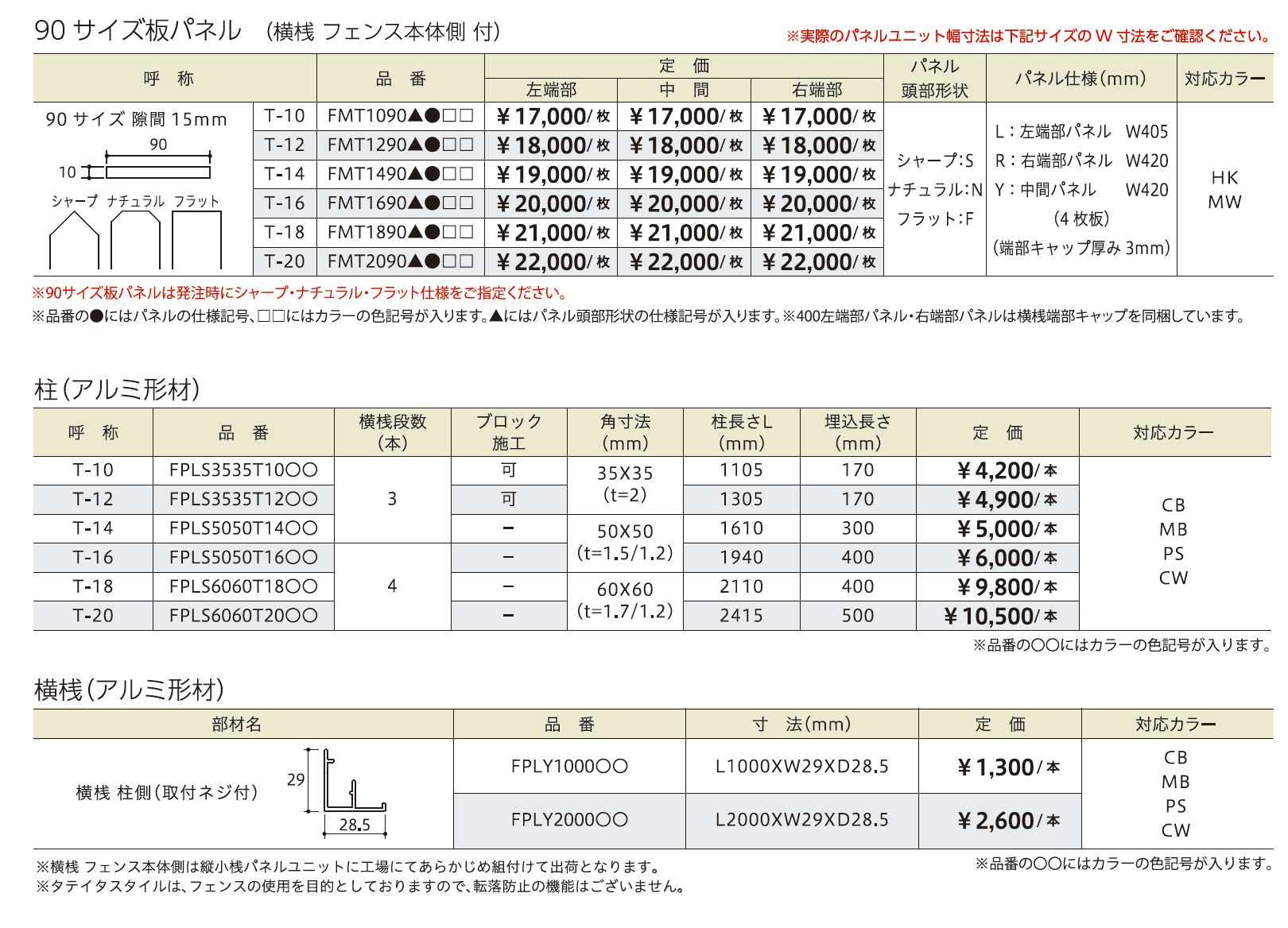 タテイタスタイル 90サイズ (隙間15mm)(板デコⅡ仕様)【2024年版】_価格_2