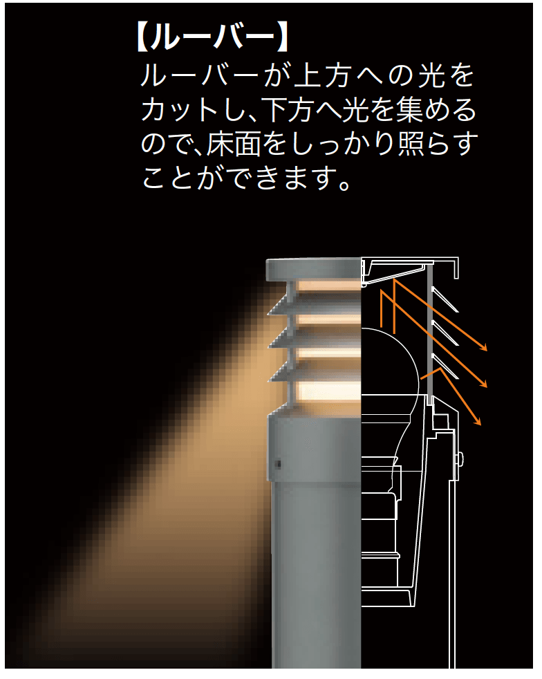 ゆとりの「ルーバーポールライト【2023年版】」のサブ画像1