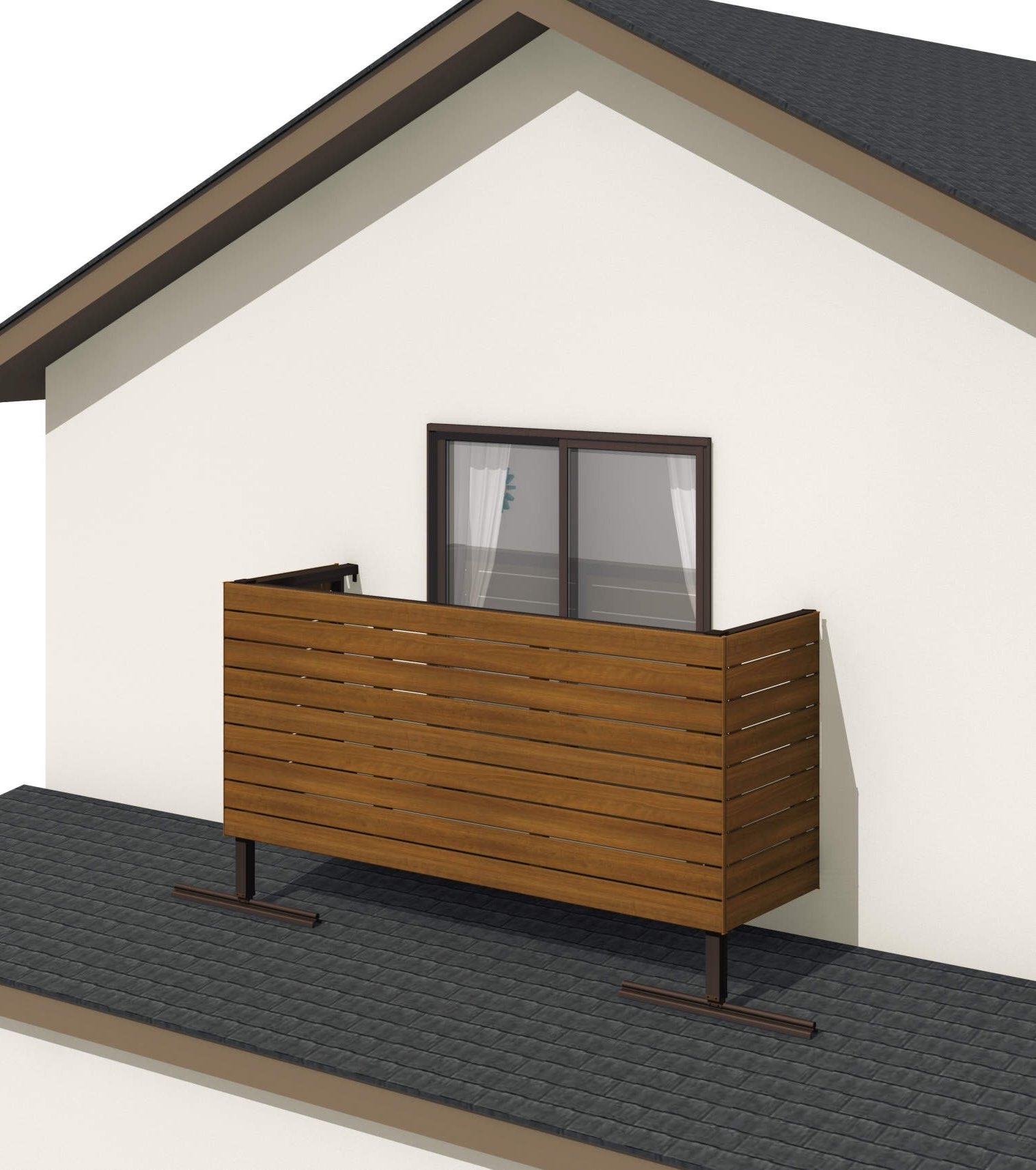 三協アルミの「オルネ(屋根置式 横格子)」