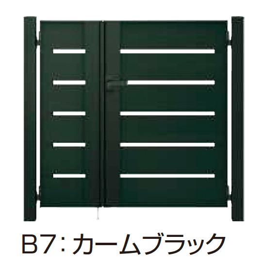 YKK APの「ルシアス 門扉 YS4型 横スリット【2025年6月発売】」のサブ画像2