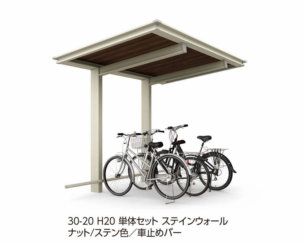 YKK APの「ルシアス サイクルポート 1500タイプ (単体/奥行連結)」のサブ画像5