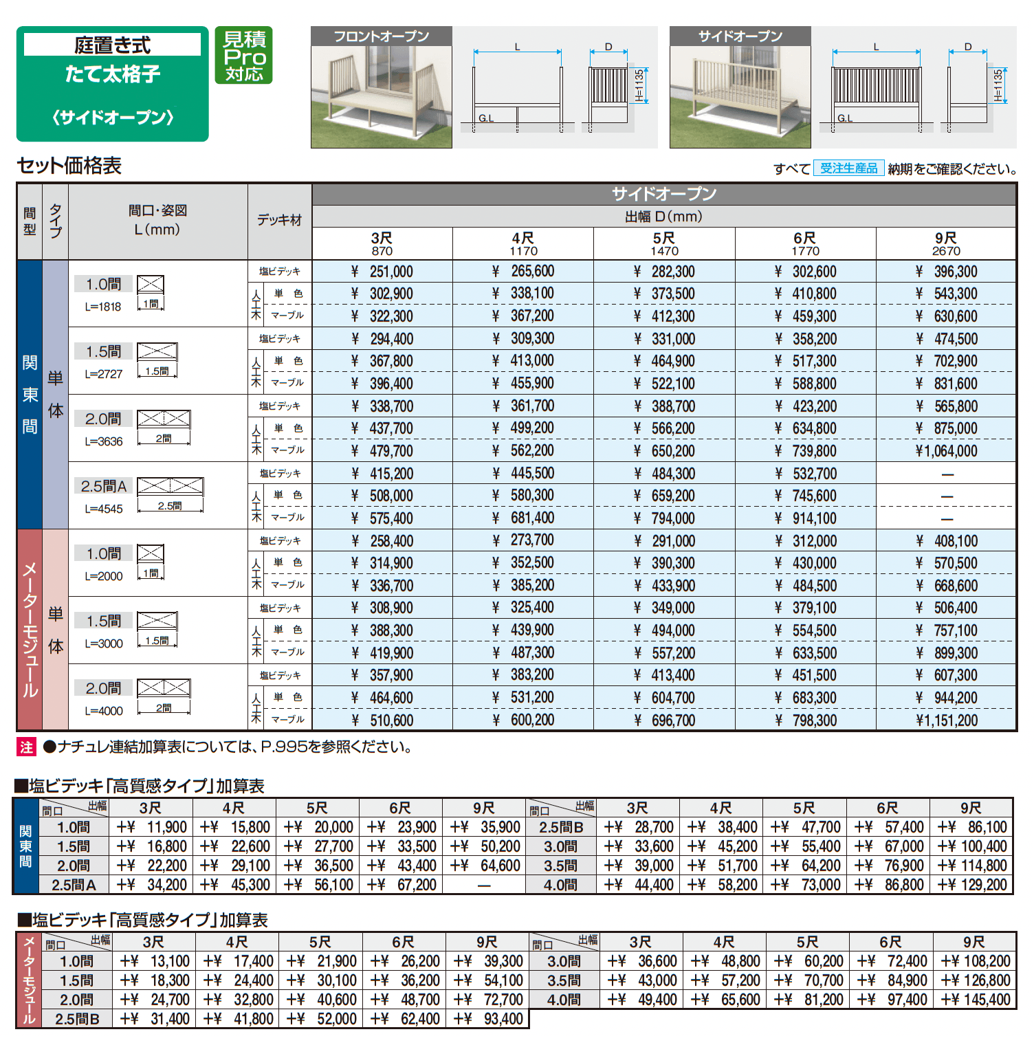 オルネ(庭置き式 たて太格子〈サイドオープン〉)【2025年10月価格改訂版】_価格_1