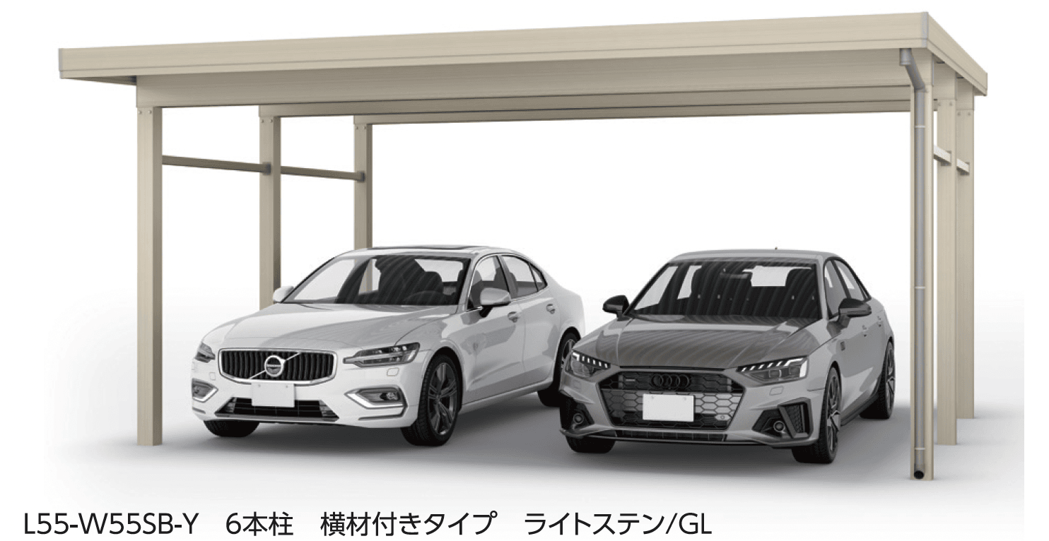 大仙の「SSポートGⅢ 積雪100cm Aタイプ・Bタイプ基本セット/2台用」のサブ画像1