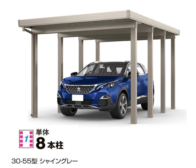 LIXILの「カーポートST 6000タイプ 1台用」のサブ画像4