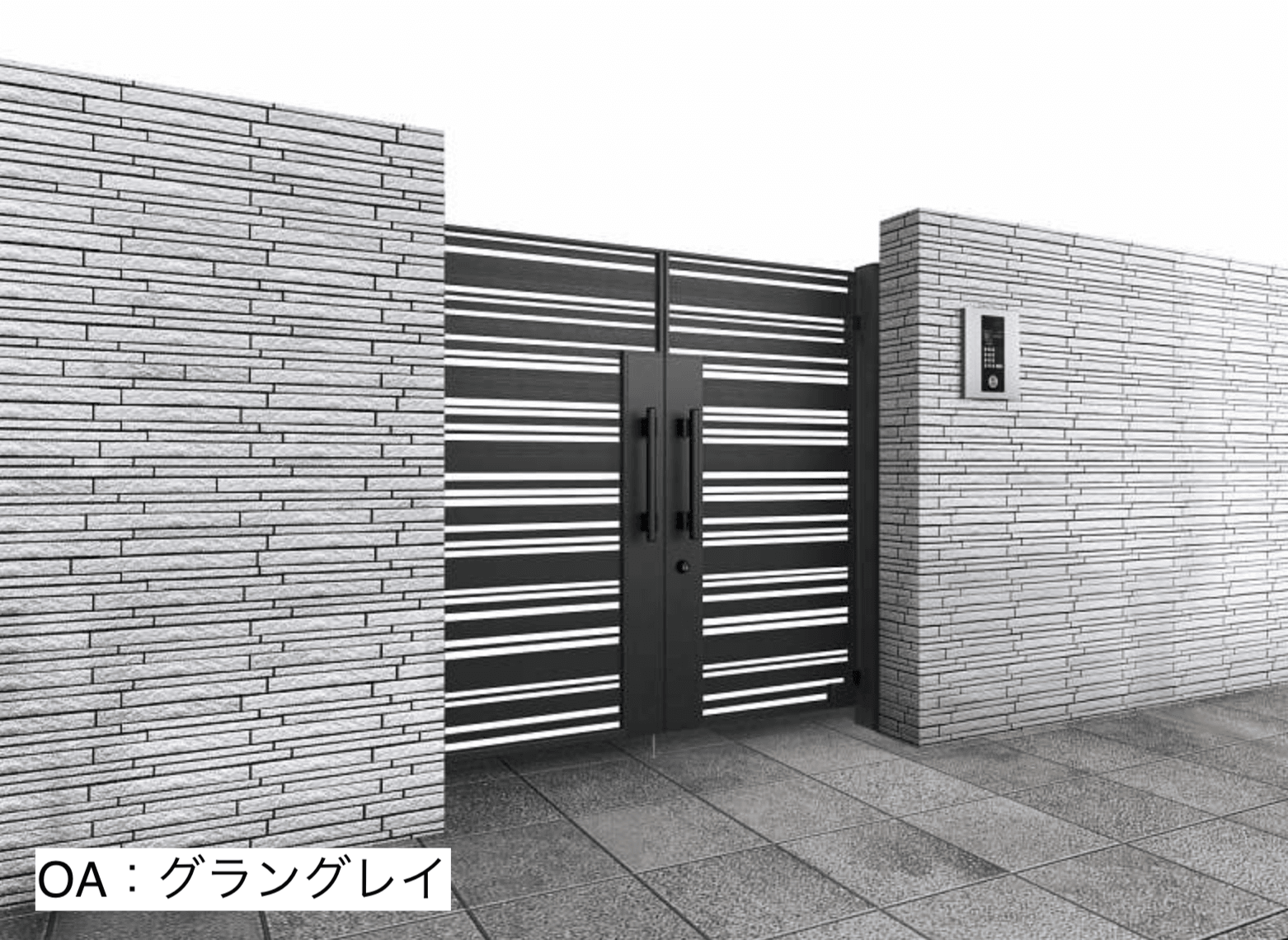 YKK APの「電気錠付共用門扉 シャローネ 門扉 SA04型【2025年版】」のサブ画像4