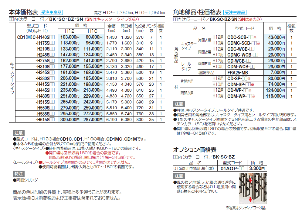 クレディアコー1型(角地仕様 キャスタータイプ)【2024年版】_価格_1