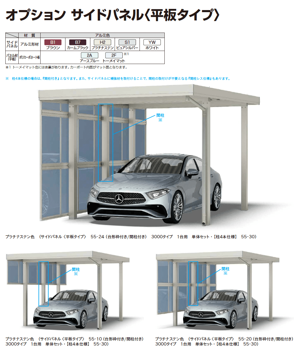 ジーポートPro/Pro G 3000タイプ 3台用 (単体/間口延長/奥行延長/間口連結)_価格_4