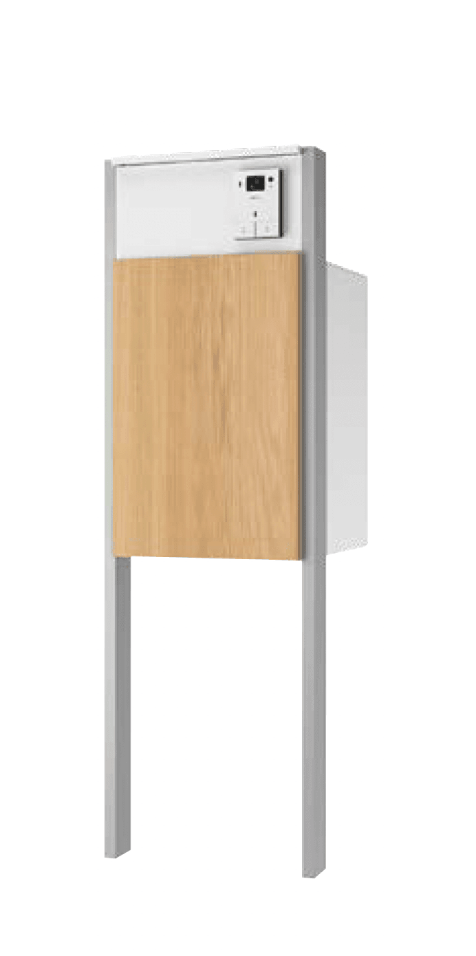 アイランドの「ポスト一体型宅配ボックス(門柱ユニットタイプ) KS-GP22A」のサブ画像3