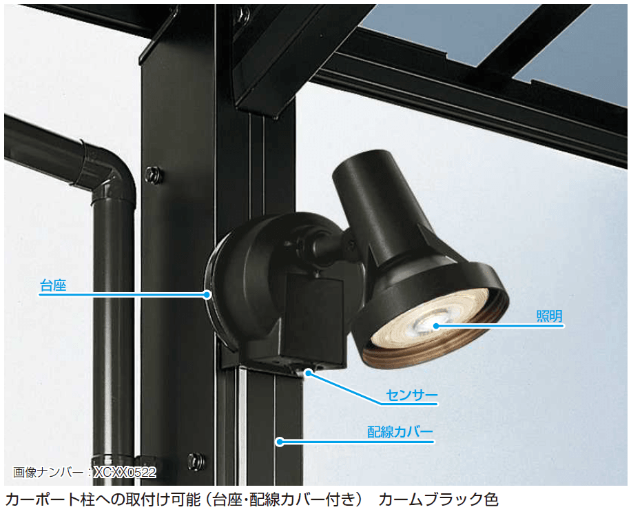 YKK APの「センサー照明L9型」