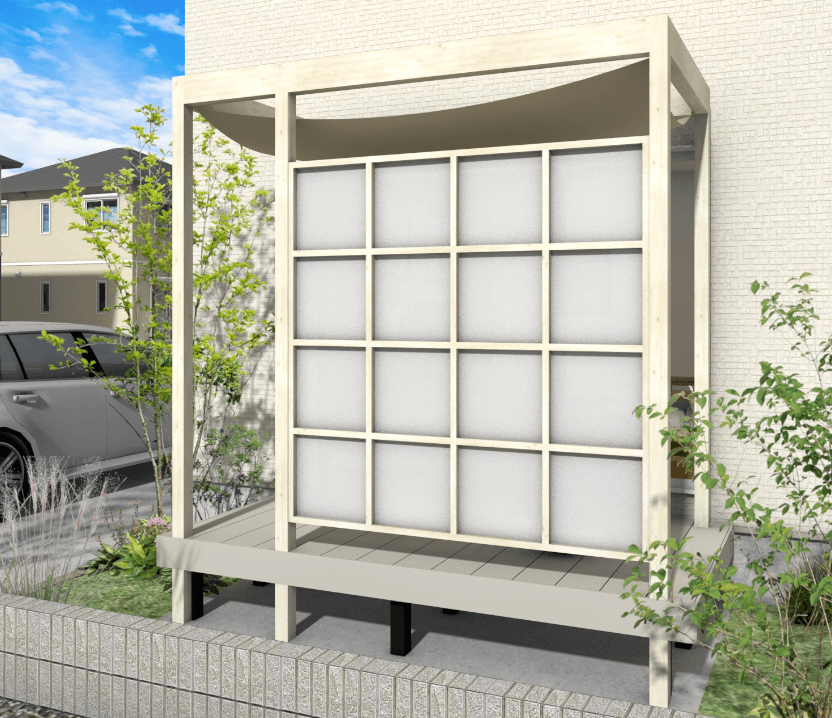 タカショーの「エバースクリーン®︎ポリカAタイプ」