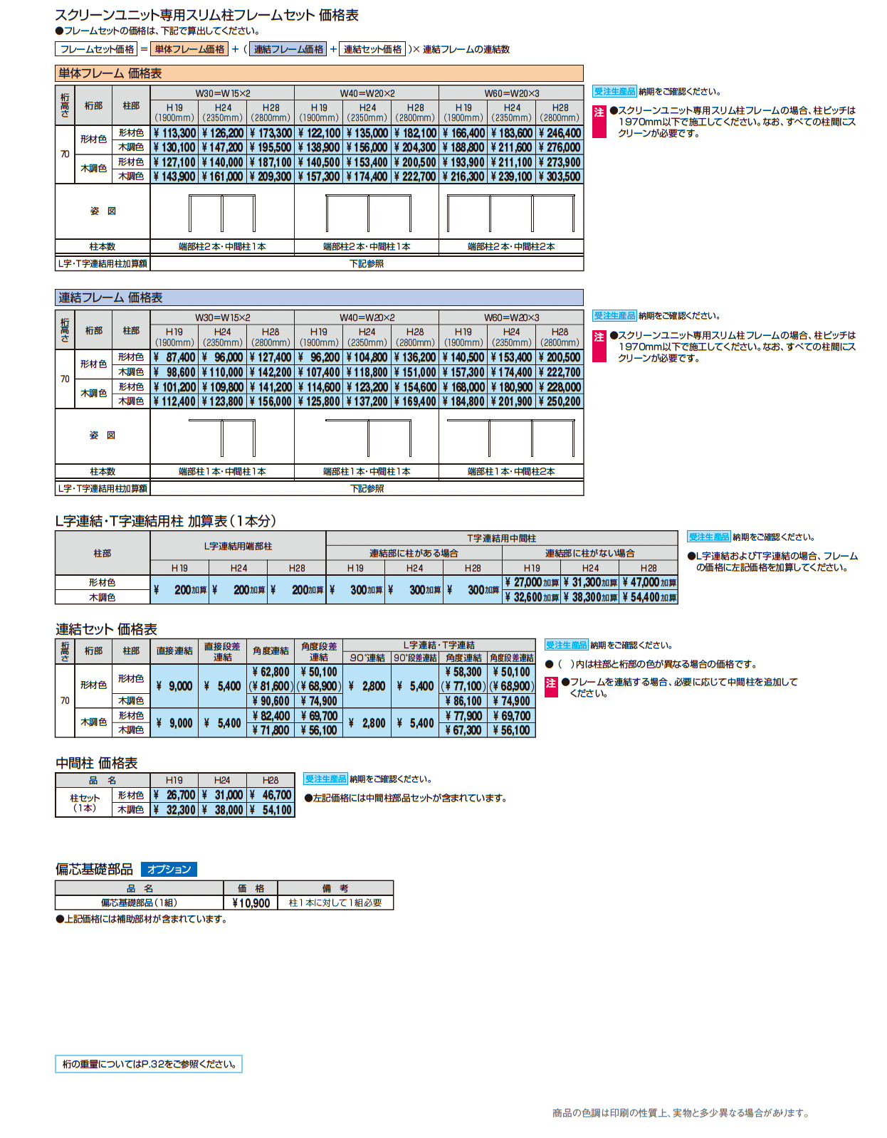X.スタイル/クロス.スタイル スクリーンユニット_価格_2
