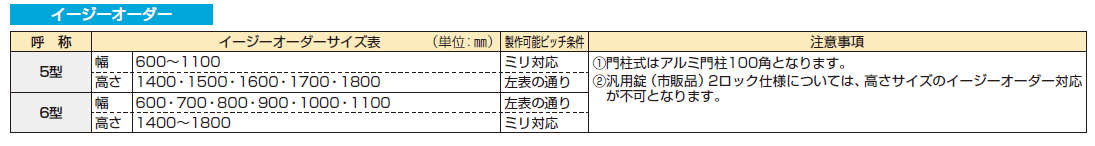 〔通用口用共用門扉〕シンプレオ 門扉6型【2024年版】_価格_2
