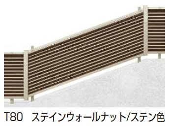 YKK APの「ルシアス フェンス YL1FK型 傾斜地用横ルーバー 」のサブ画像3