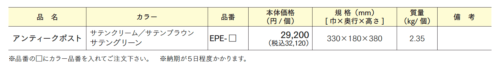 アンティークポスト【2024年版】_価格_1
