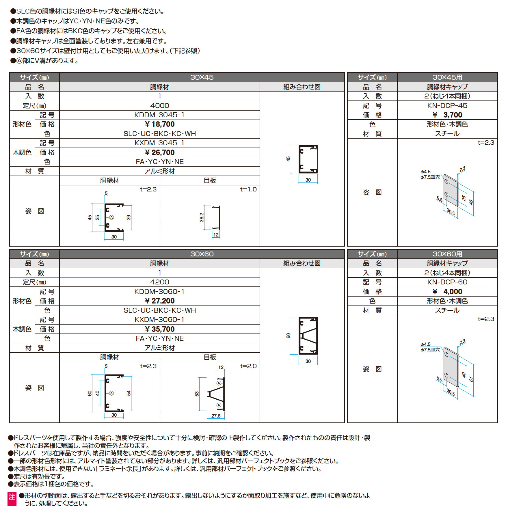 ドレスパーツ 胴縁材_価格_1