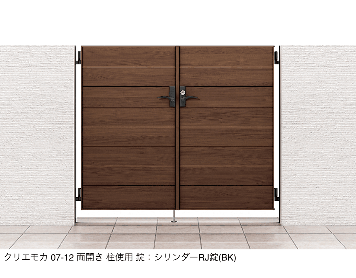 LIXILの「開き門扉AA YM1型(木調)」のサブ画像5