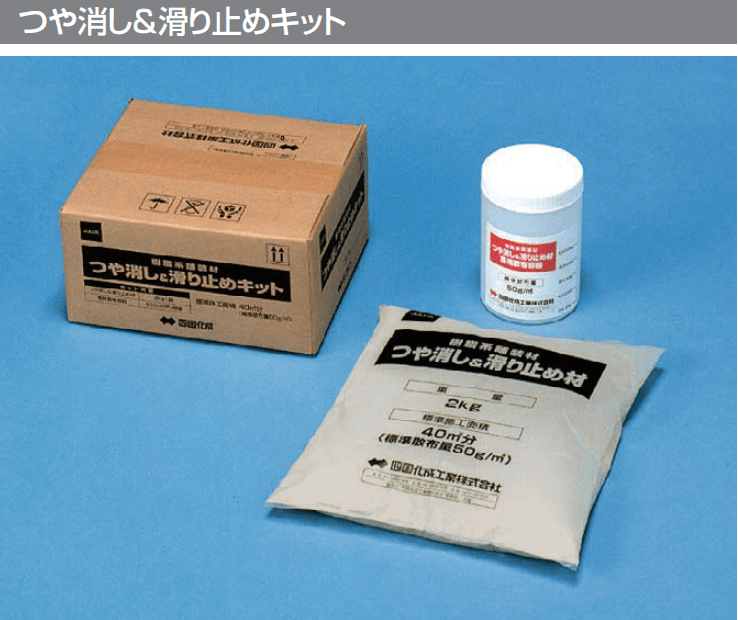 四国化成の「つや消し&滑り止めキット」
