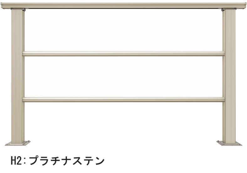 YKK APの「ルシアス デッキフェンス B03型 横格子2本タイプ」のサブ画像2