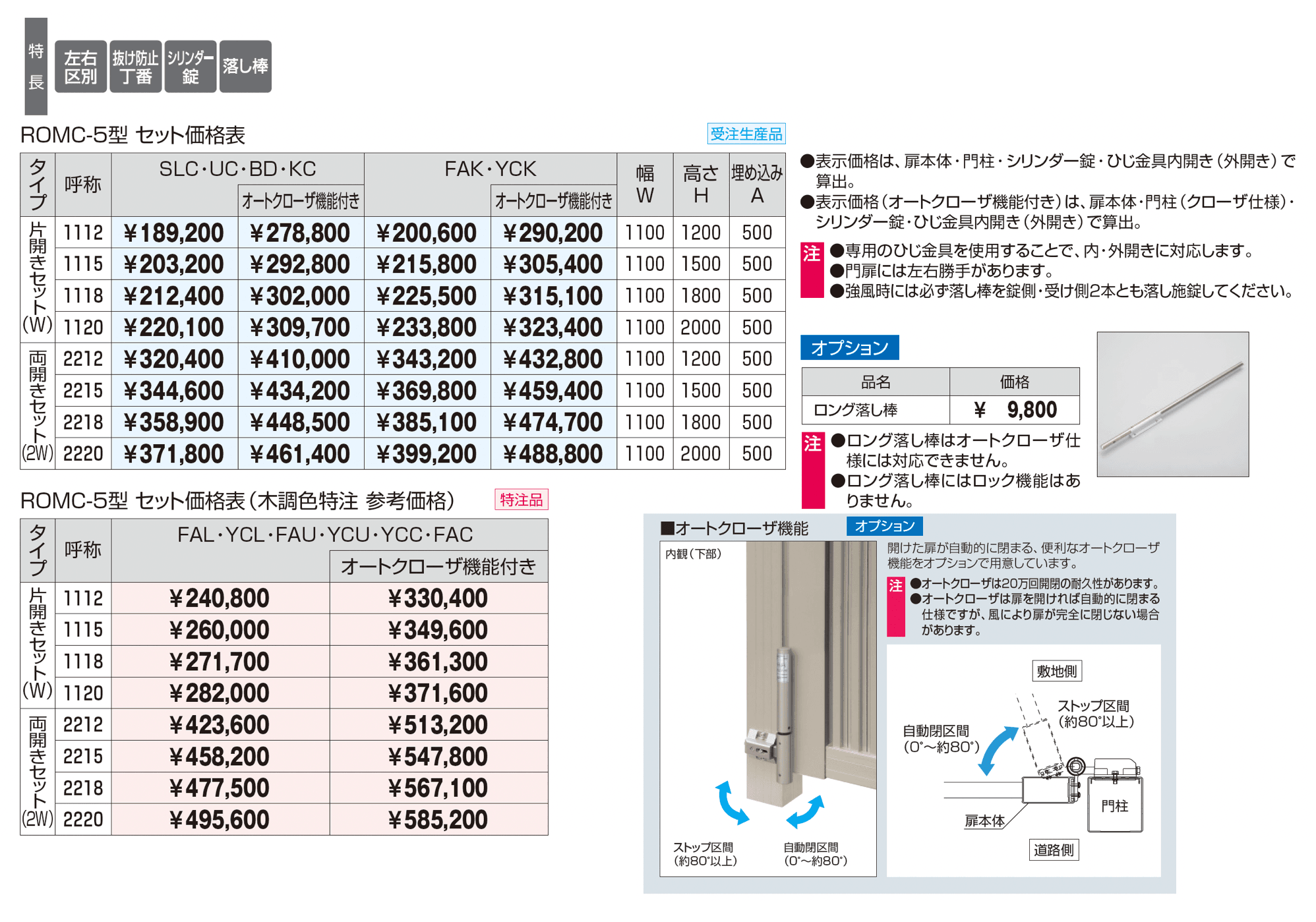 フレラインフォルテ5型 太格子タイプ シリンダー錠_価格_1