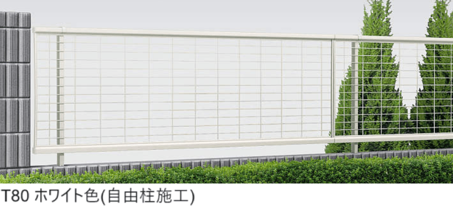 YKK APの「シンプレオ フェンス M1型:横井桁メッシュ」のサブ画像2