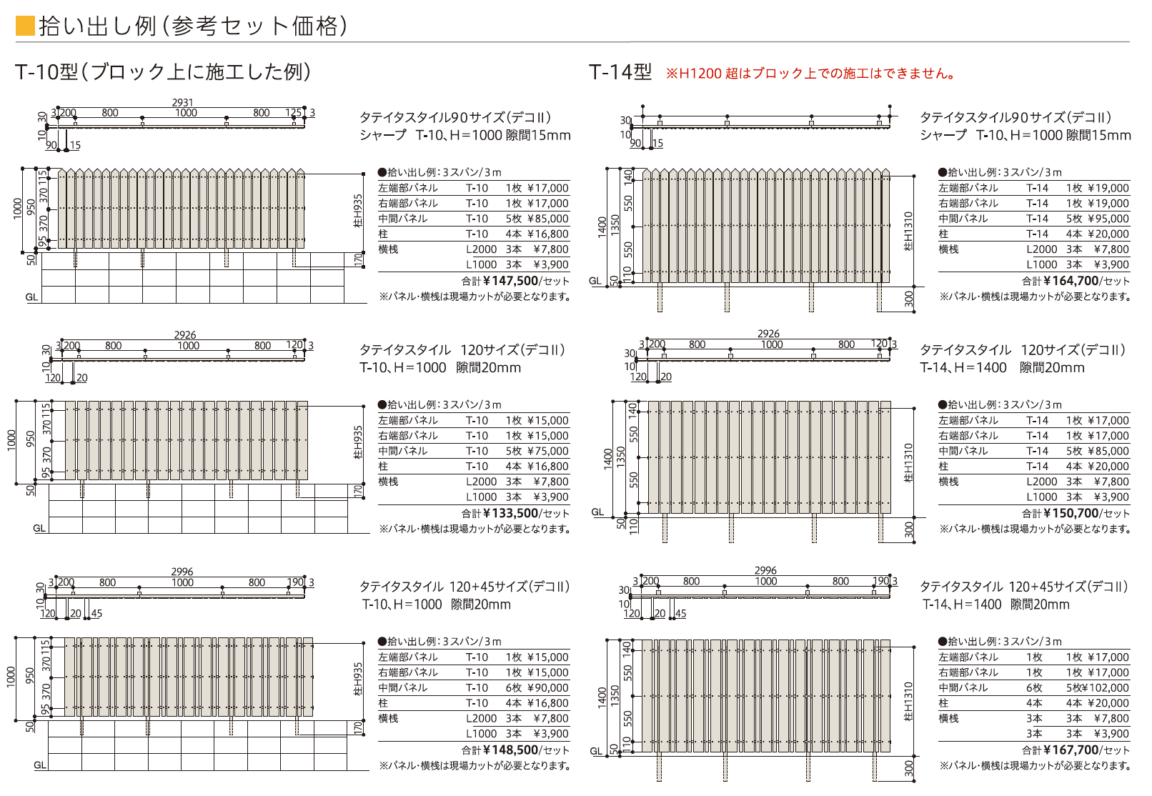 タテイタスタイル 90サイズ (隙間15mm)(板デコⅡ仕様)【2024年版】_価格_1
