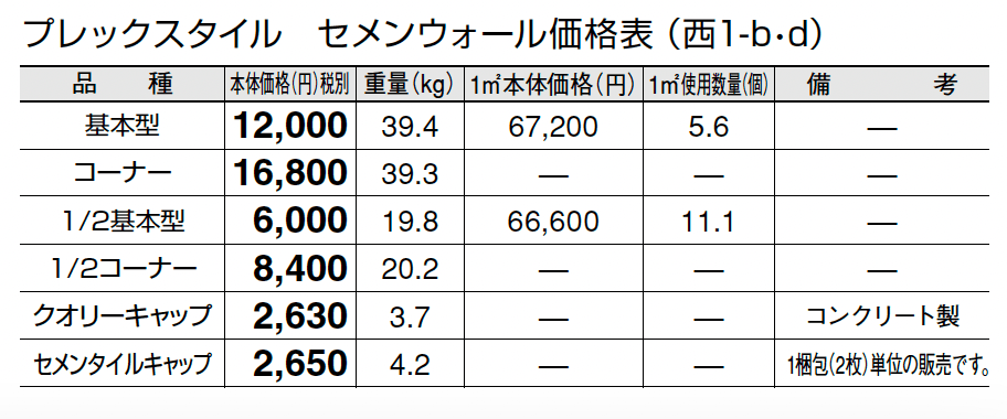 プレックスタイル セメンウォール【2024年版】_価格_4
