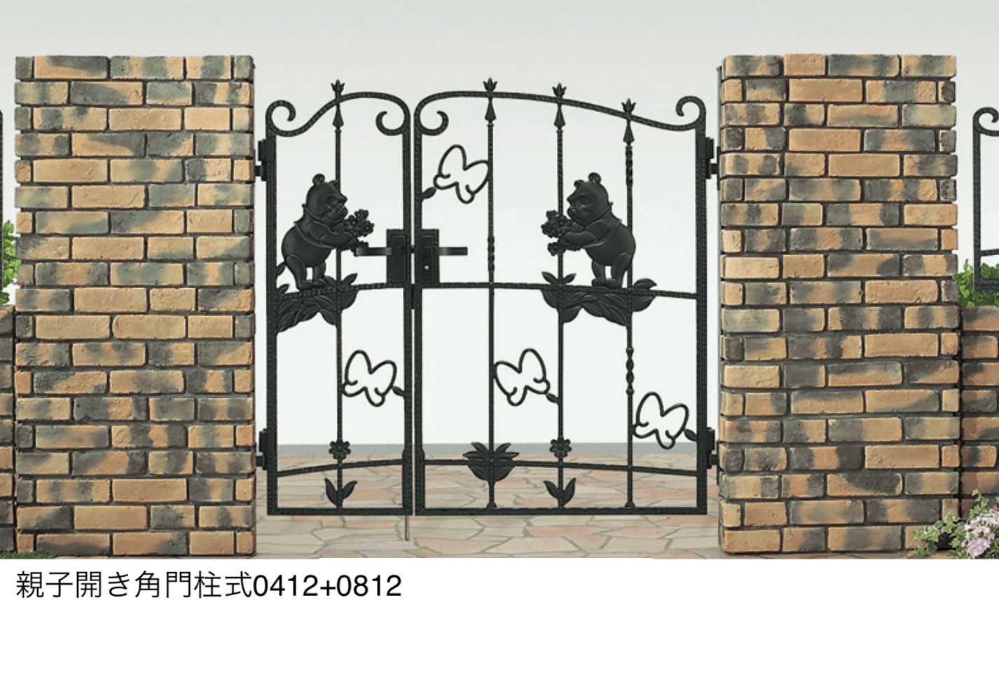 LIXILの「ディズニー門扉 プーさんA型」