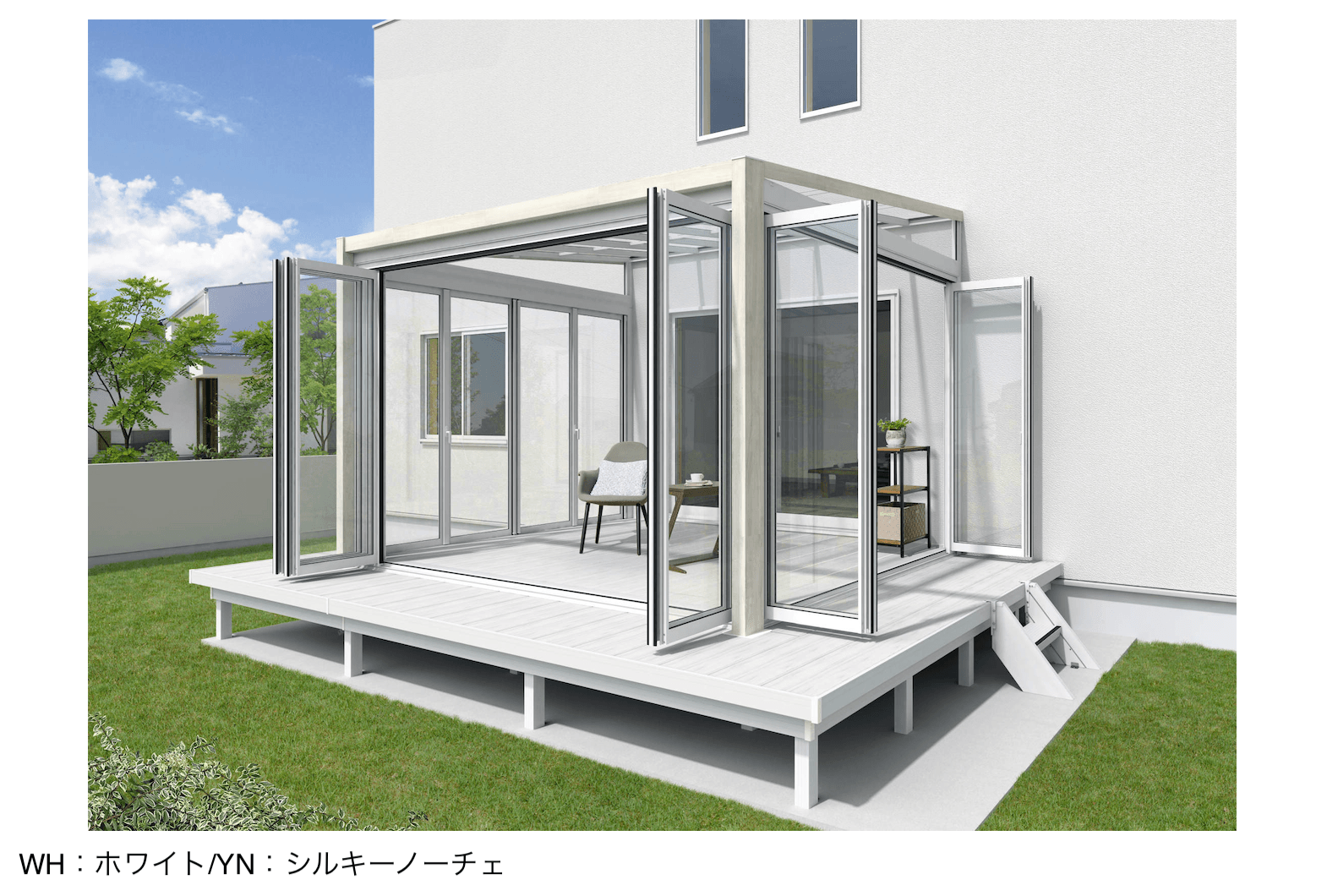 三協アルミの「ハピーナリラ (デッキON仕様 H=22・24)」のサブ画像5
