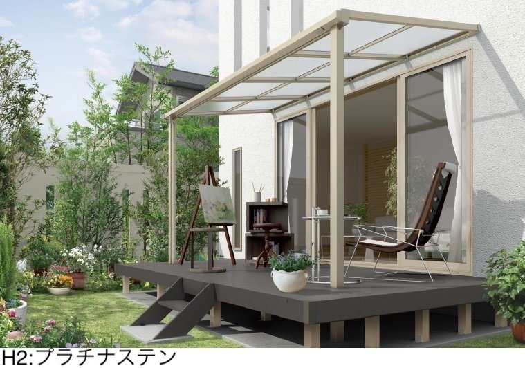 YKK APの「ソラリア テラス屋根 リウッドデッキ納まり」のサブ画像5