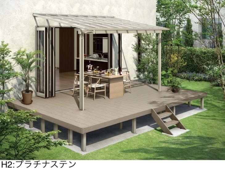 YKK APの「ソラリア テラス屋根 リウッドデッキ納まり」のサブ画像4