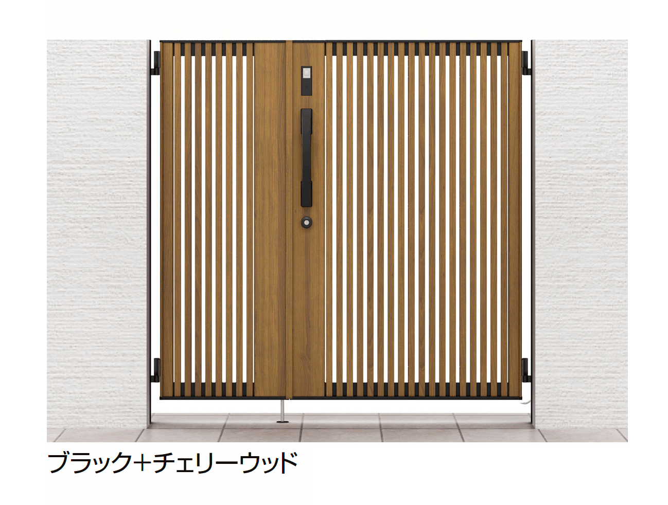 LIXILの「開き門扉AB スマートロックシステム FamiLock ウッディTS1型」のサブ画像1