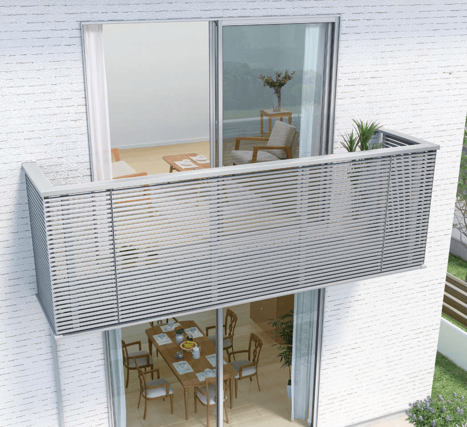 LIXILの「ビューステージ Sスタイル メーターモジュール 屋根置き式/1階設置式」のサブ画像2