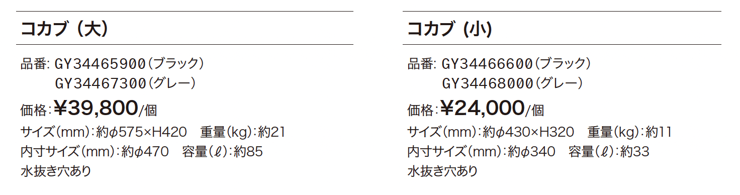 ガーデンポット コカブ【2024年版】_価格_1