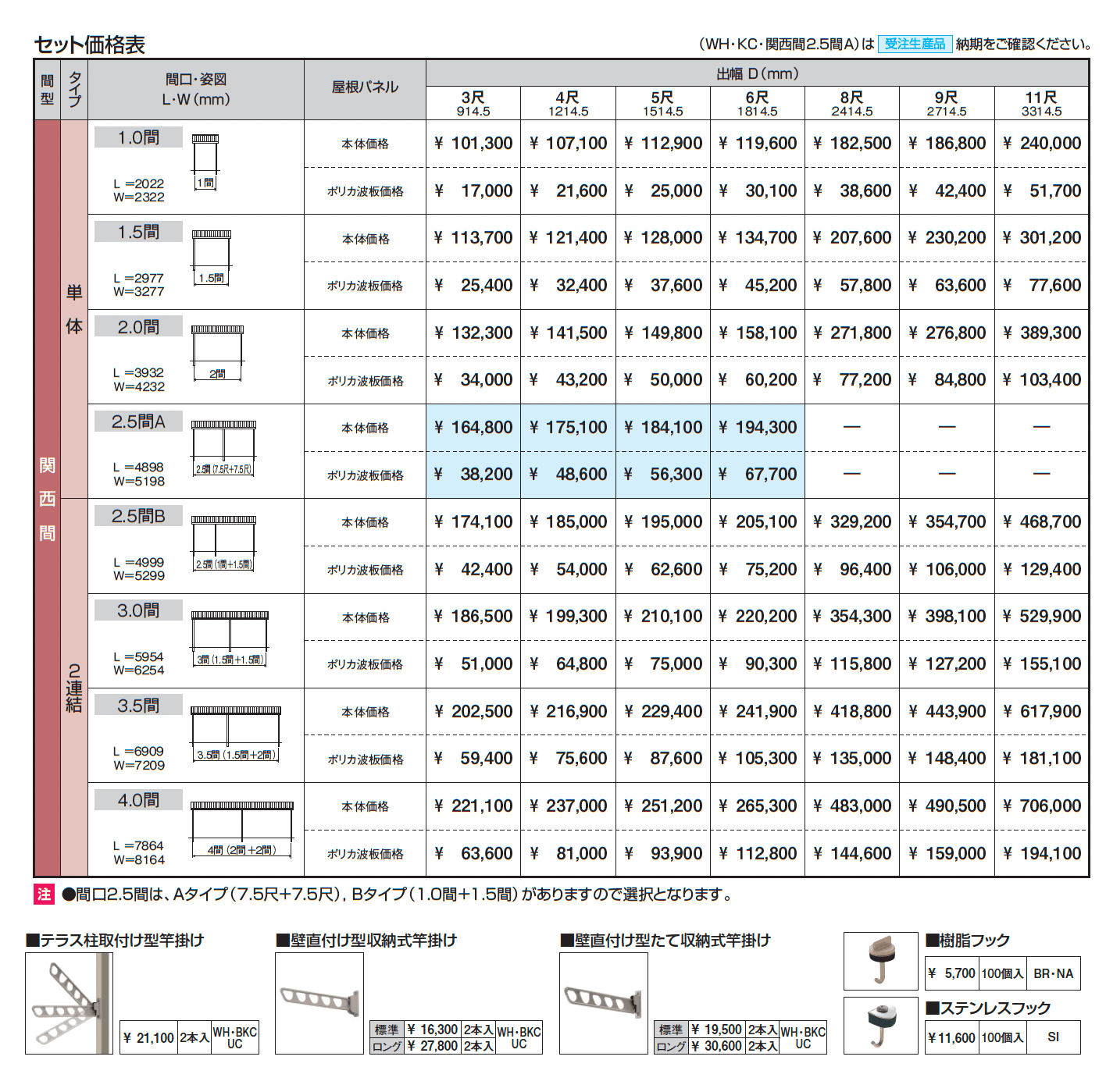 テラーネZ(TZA型 600タイプ)_価格_2