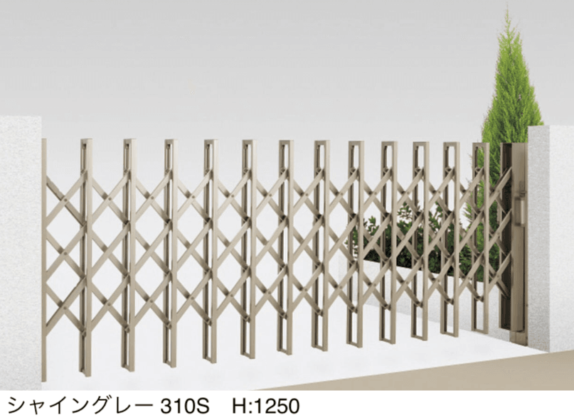 LIXILの「伸縮門扉QA HG型(ハンガータイプ・片開き)【2024年版】」のサブ画像2