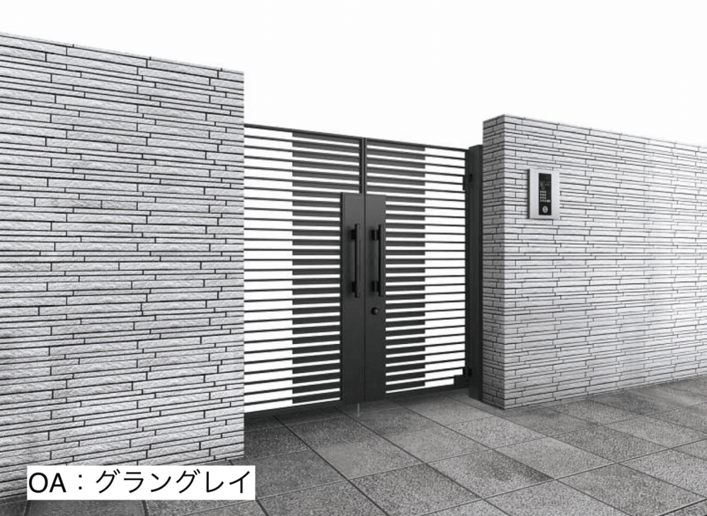 YKK APの「電気錠付共用門扉 シャローネ 門扉SA03型【2023年版】」のサブ画像5