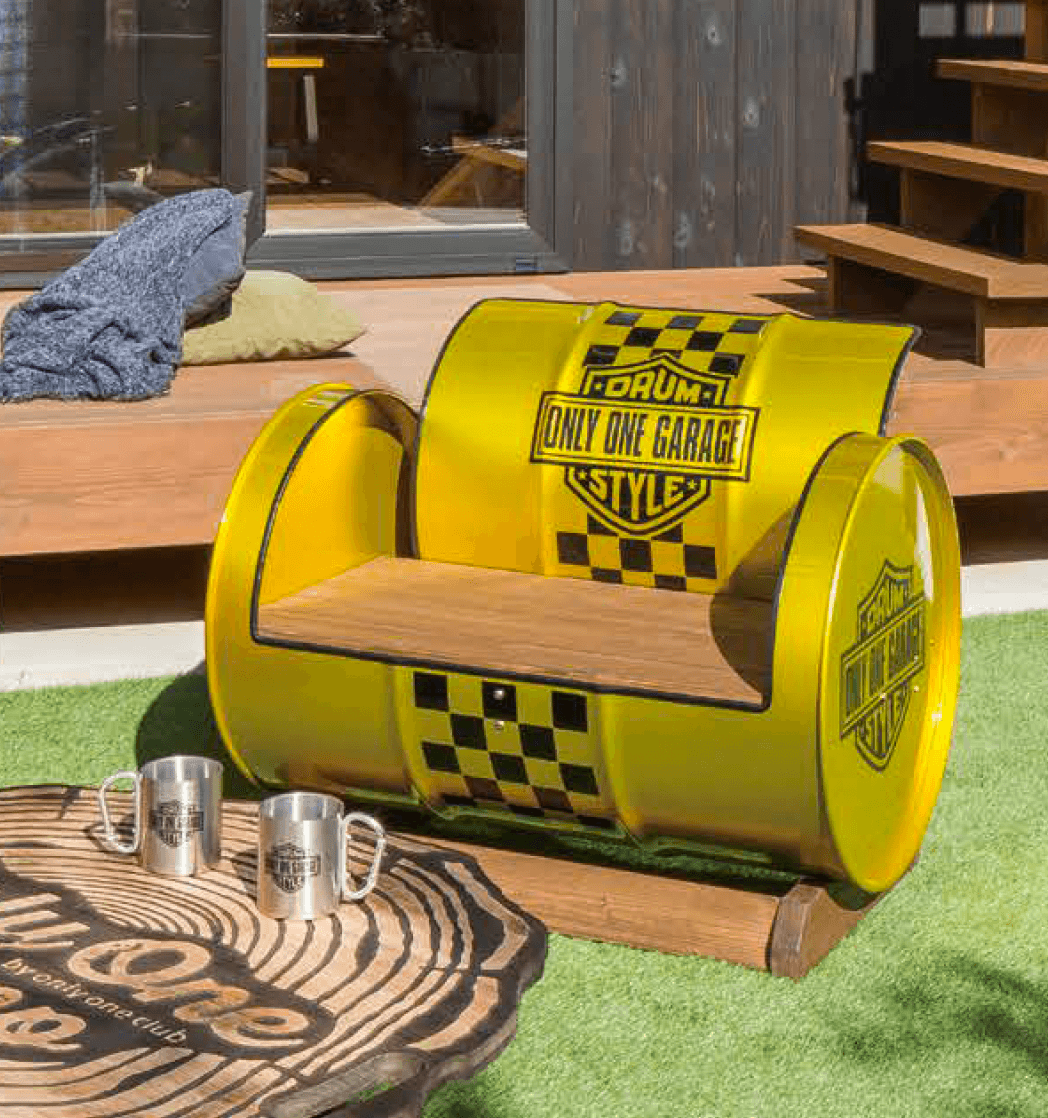 オンリーワンクラブの「ドラム缶チェア」のサブ画像1