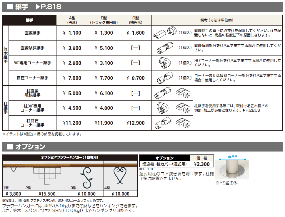 歩行補助手すり パルトナーUD フェンス〈自立タイプ〉【2024年版】_価格_3