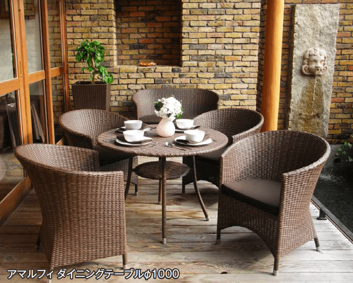 エクシスランドの「ケイ・ラウコード アマルフィ ダイニングテーブル【2025年版】」のサブ画像2