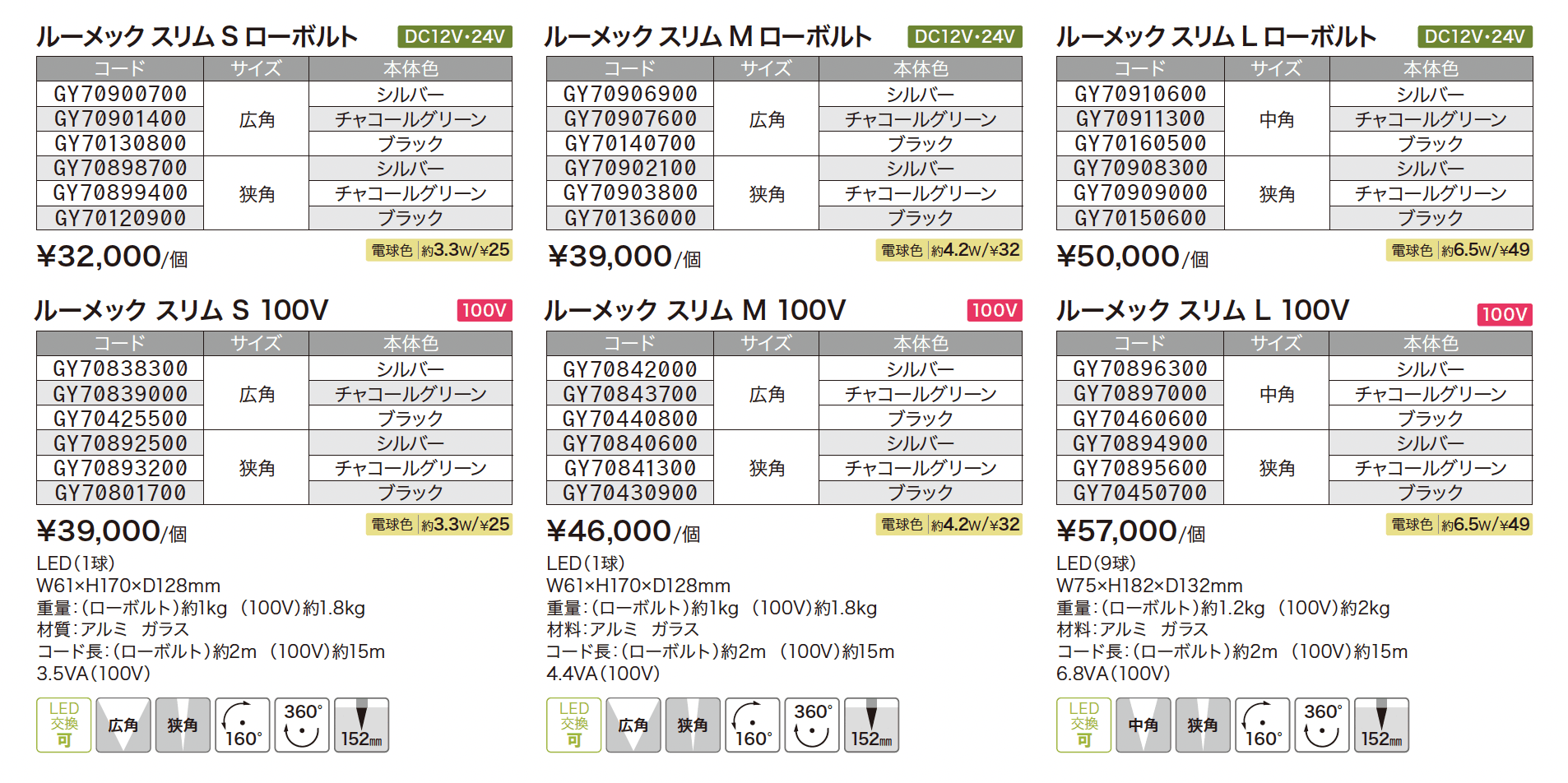 ガーデンアップライト ルーメック スリム_価格_1