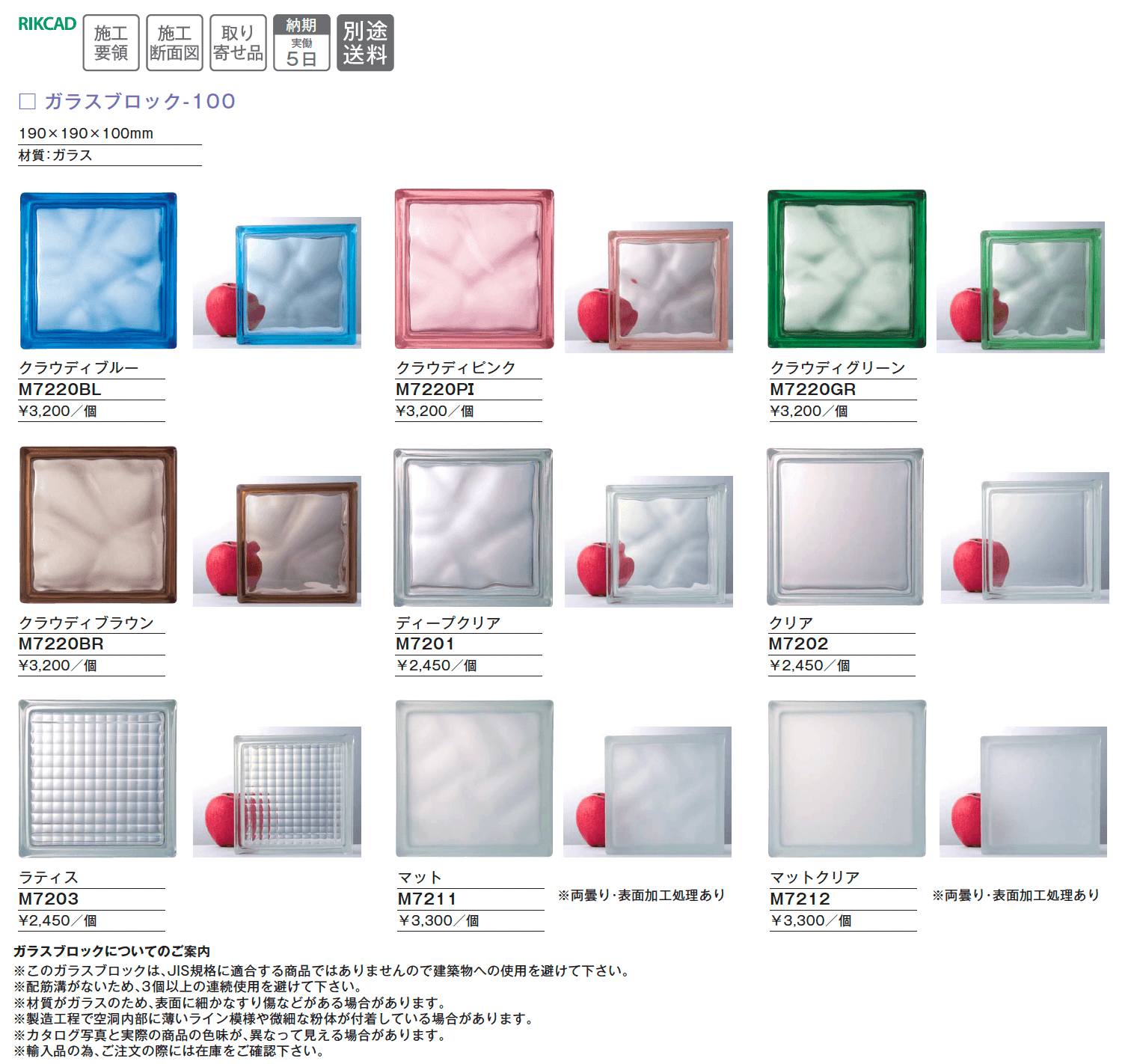 ガラスブロック-100【2025年版】_価格_1