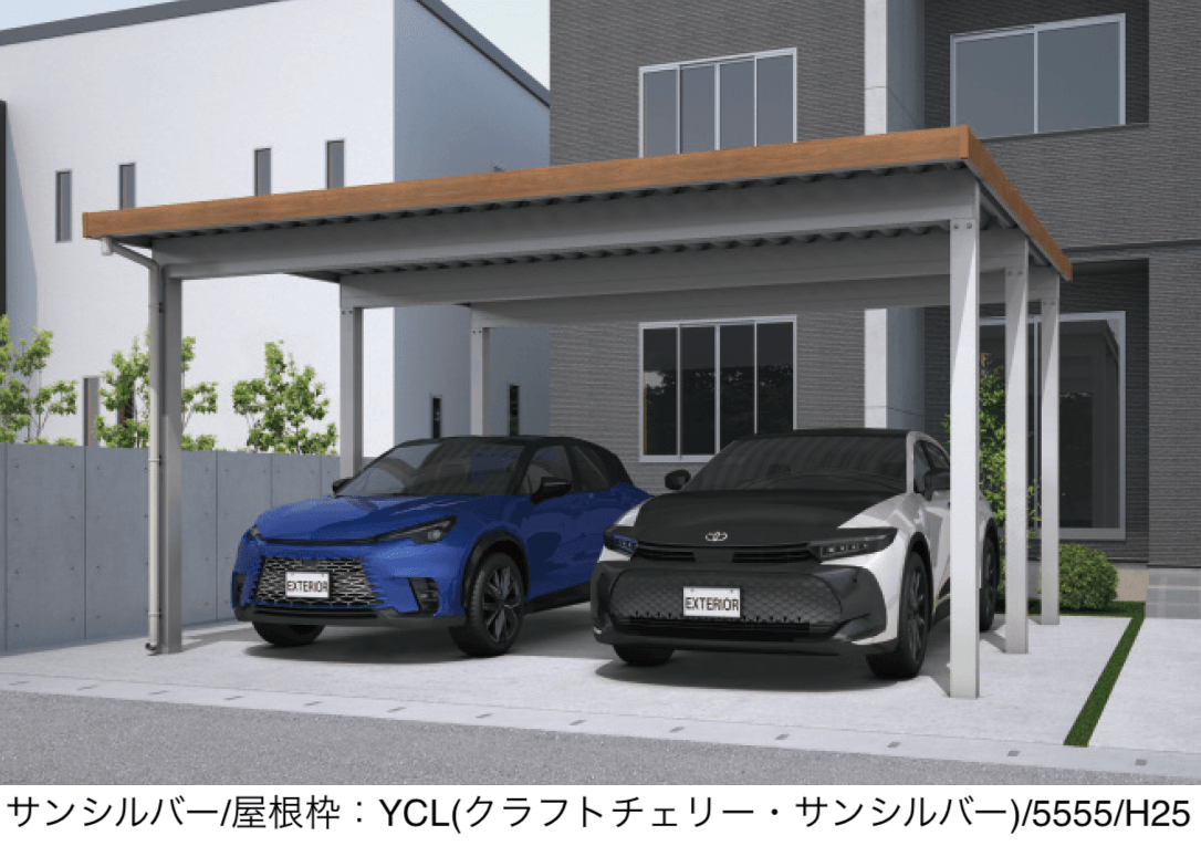 三協アルミの「G1-R/ジーワン アール(耐積雪量150cm仕様:基本・奥行延長・間口延長・奥行2連結・間口連結)」