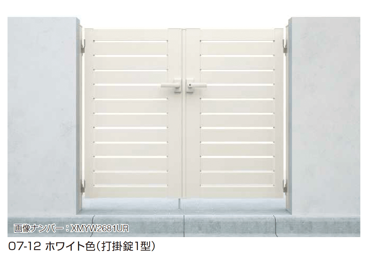 YKK APの「シンプレオ 門扉 YS2型 横スリット【2025年6月発売】」のサブ画像1