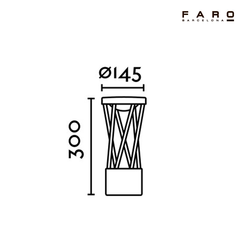 セキスイデザインワークスの「ガーデンライト ファロ バルセロナ ツイスト【2024年版】」のサブ画像5