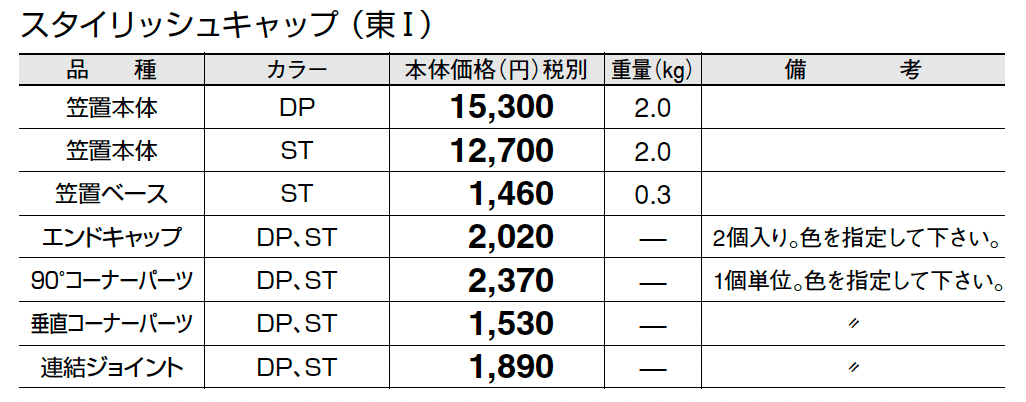 スタイリッシュキャップ_価格_1