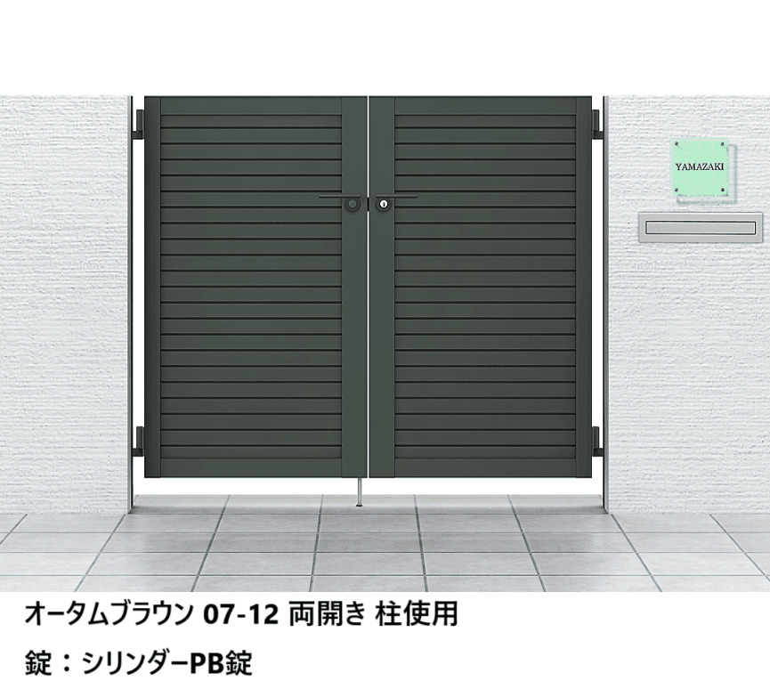 開き門扉AB YM2型2