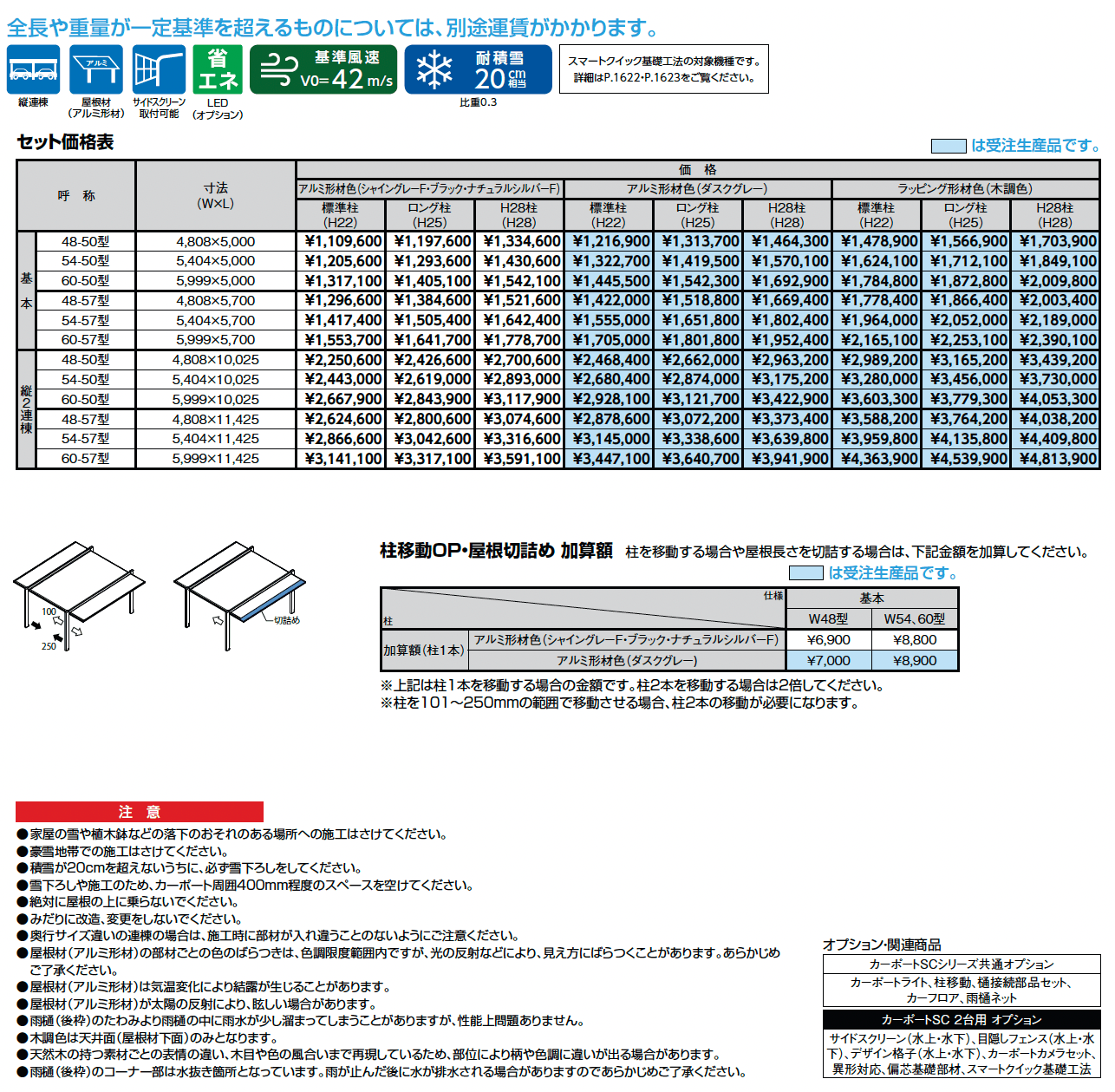 カーポートSC 2台用_価格_1